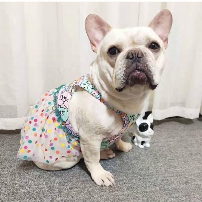 犬服 春 夏 ワンピース フレンチブルドッグ 服 中型犬 小型犬 フレブル