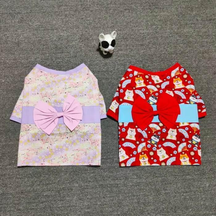 フレンチブルドック服 犬 着物 浴衣 晴れ着 袴 正月 フレンチ