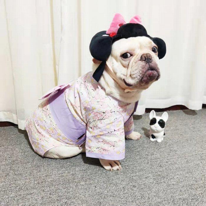 フレンチブルドック服 犬 着物 浴衣 晴れ着 袴 正月 フレンチ