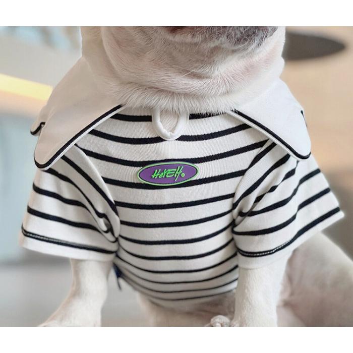 犬 フレンチブルドッグ 服 秋 冬 中型犬 小型犬 可愛い パンダ 白黒 襟