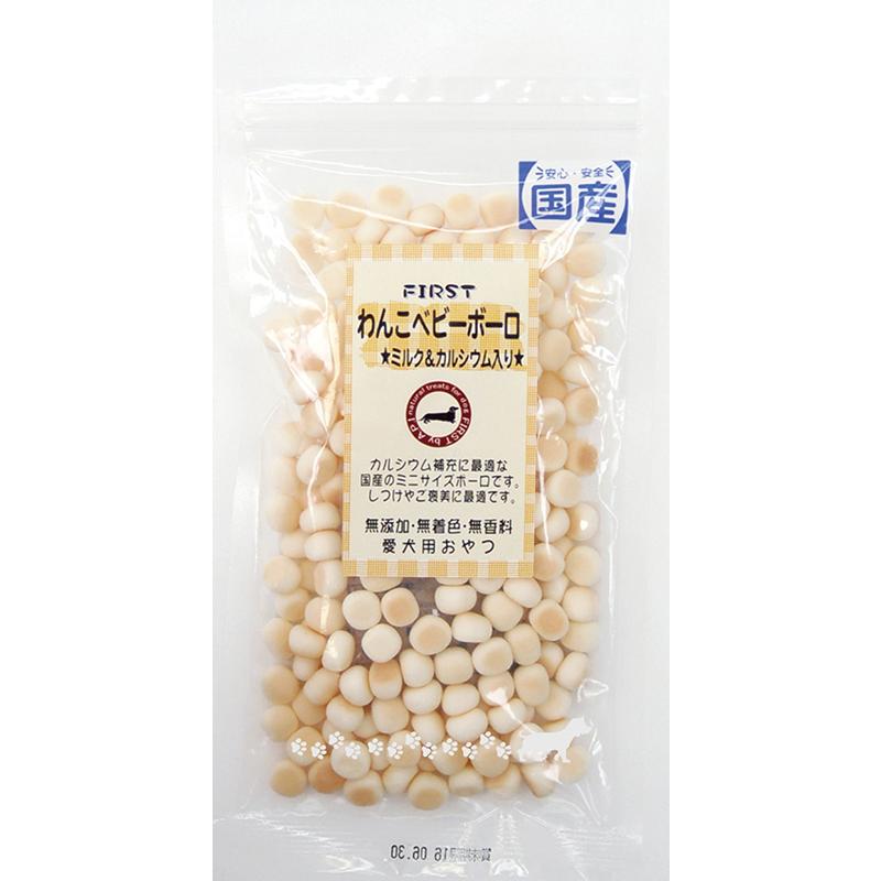 [エースプロダクツ] First わんこベビーボーロ ミルク＆カルシウム入り 55g 日本