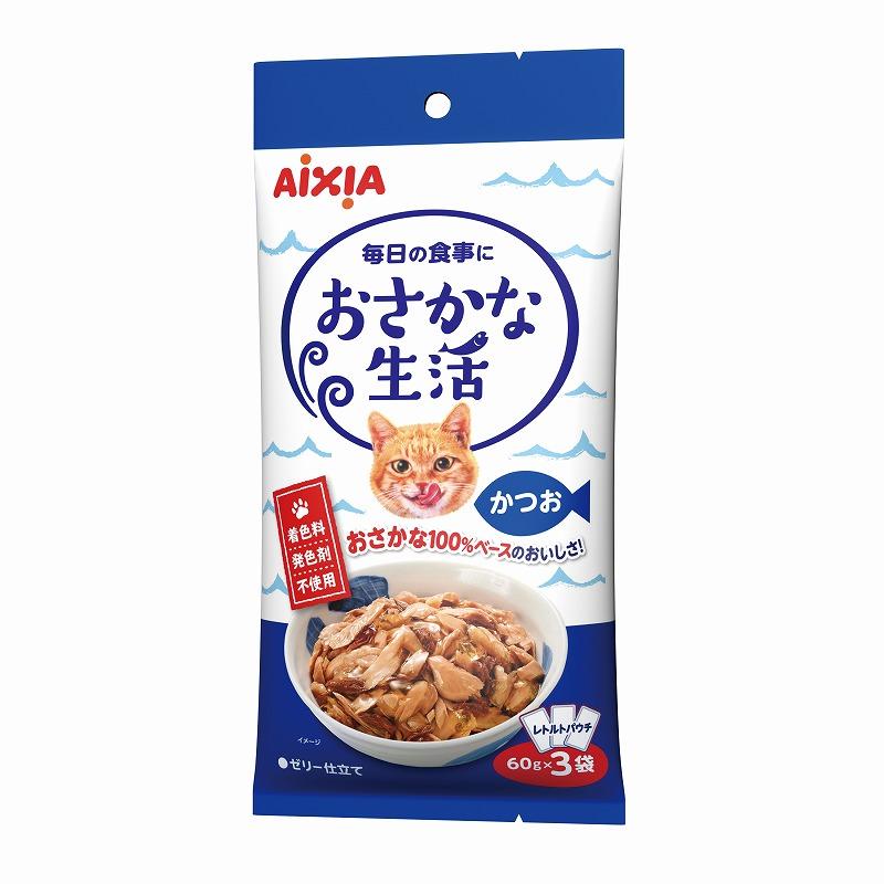 AIXIA おさかな生活 パウチ 合計32パック アイシア（AIXIA） ［アイシア］おさかな生活 かつお 180g タイ