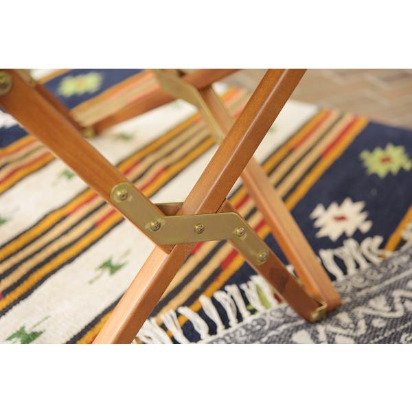 東谷 フォールディングテーブル SS W65×D45×H40 ブラウン : French