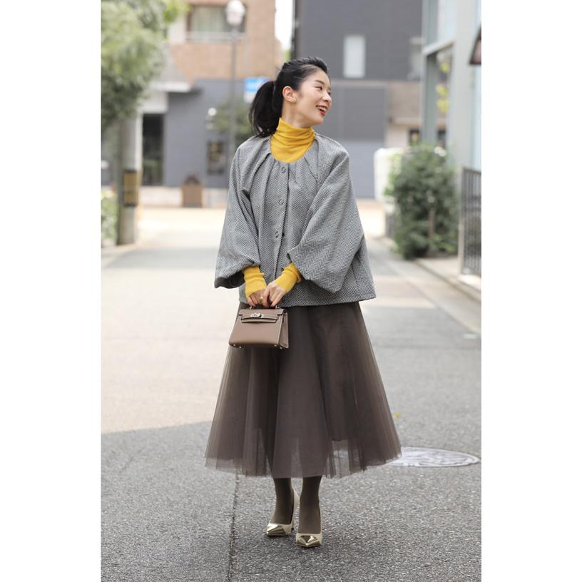 Sから3L対応 袖をチラ見せ ポワン ショートアウター : CAWAII - 通販