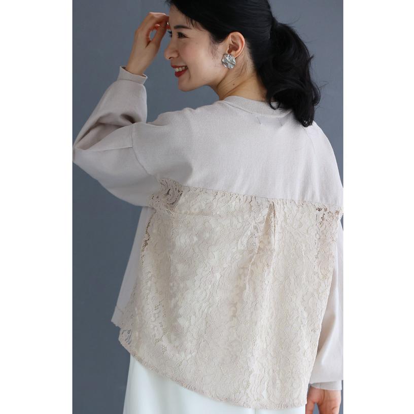 再入荷2月14日 バックレースの細やかラメニットカーディガン 羽織り cawaii fbk00040od S~3L対応 春服 春物 UV対策 紫外線対策 日焼け対策 冷房対策 お洒落 キレイめ グレー ベージュ ブルー レディース ファッション ミセス 30代 40代 50代  母の日 バックレースの細やかラメニットカーディガン : CAWAII - 通販 - Yahoo