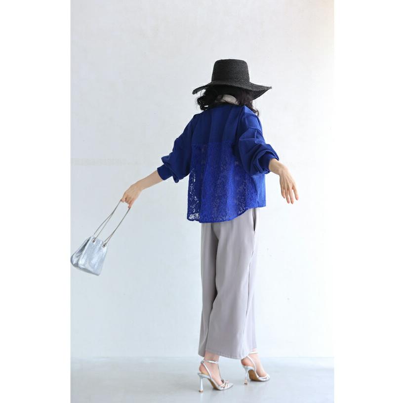 再入荷2月14日 バックレースの細やかラメニットカーディガン 羽織り cawaii fbk00040od S~3L対応 春服 春物 UV対策 紫外線対策 日焼け対策 冷房対策 お洒落 キレイめ グレー ベージュ ブルー レディース ファッション ミセス 30代 40代 50代  母の日 バックレースの細やかラメニットカーディガン : CAWAII - 通販 - Yahoo