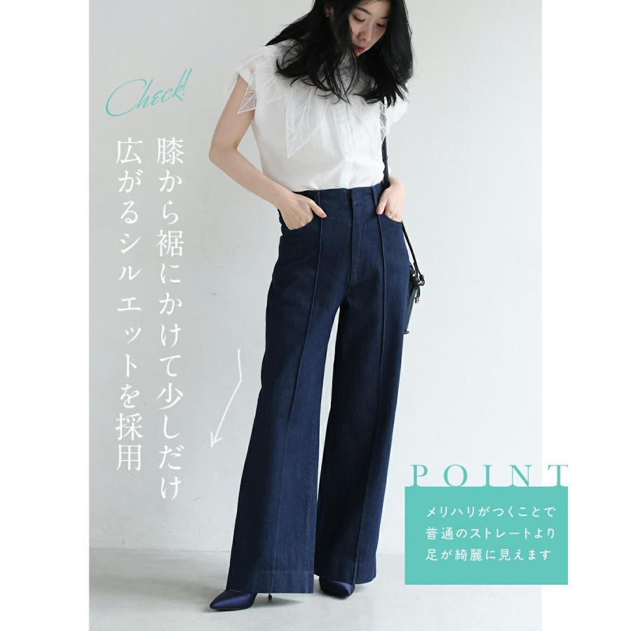 予約L/XLサイズ：6月1日〜6月15日前後の出荷予定 S/M/L/XL対応  ショート/ロング丈展開 まるでスウェットデニムの画像