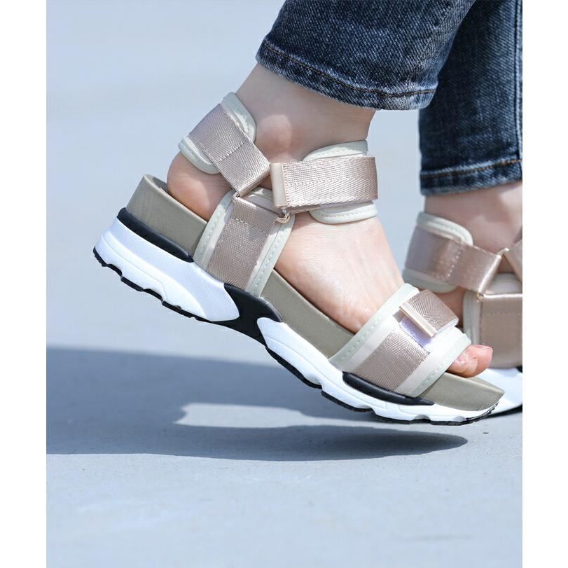 cawaii 23.0cmから24.5cm対応 エレガント厚底サンダル : CAWAII - 通販