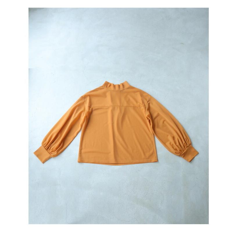 【新品タグ付き】ふっくらポワン袖のシアーカラーブラウストップス セール商品返品交換不可】定価:12144cawaii ふっくらポワン袖のシアー