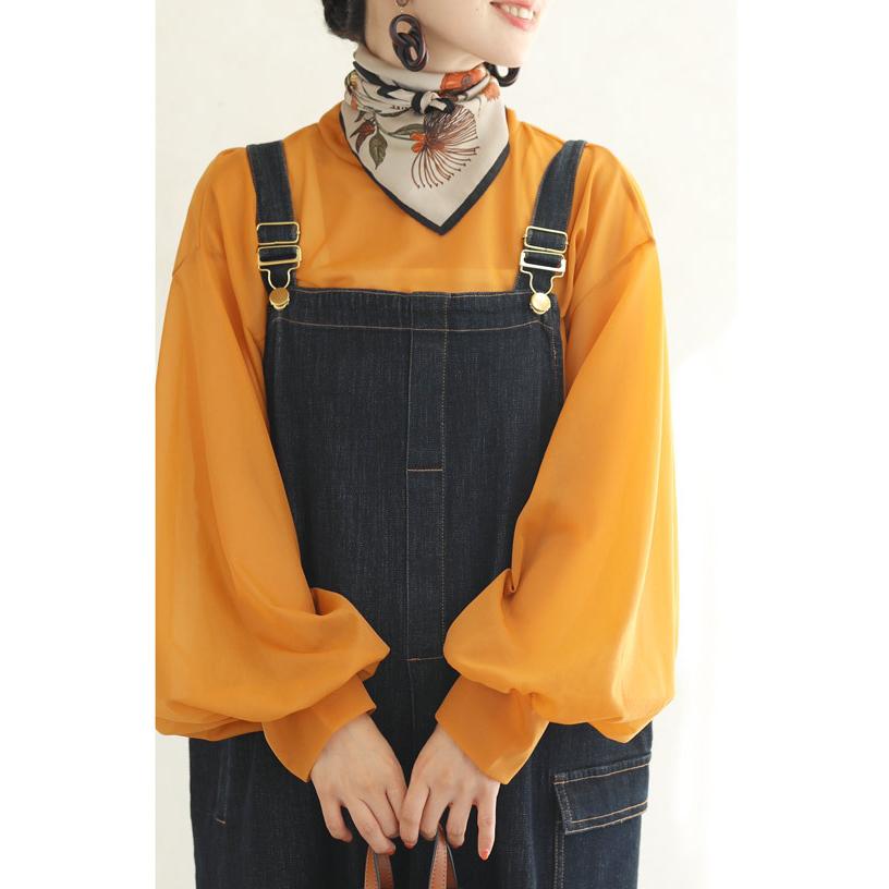 セール商品返品交換不可】定価:12144cawaii ふっくらポワン袖のシアー