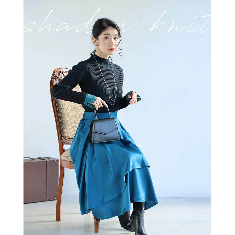 cawaii Sから2L対応 錯視シャドーラインニット : CAWAII - 通販