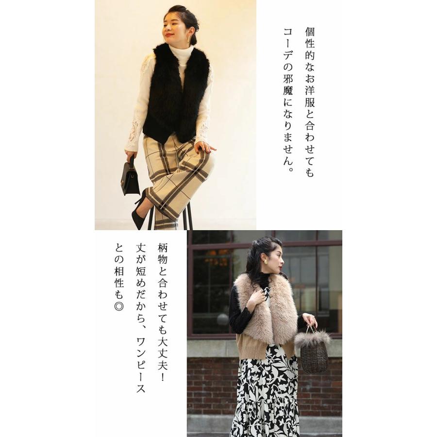 CAWAII 初心者さん用 派手にならない すっきり見えファーベスト