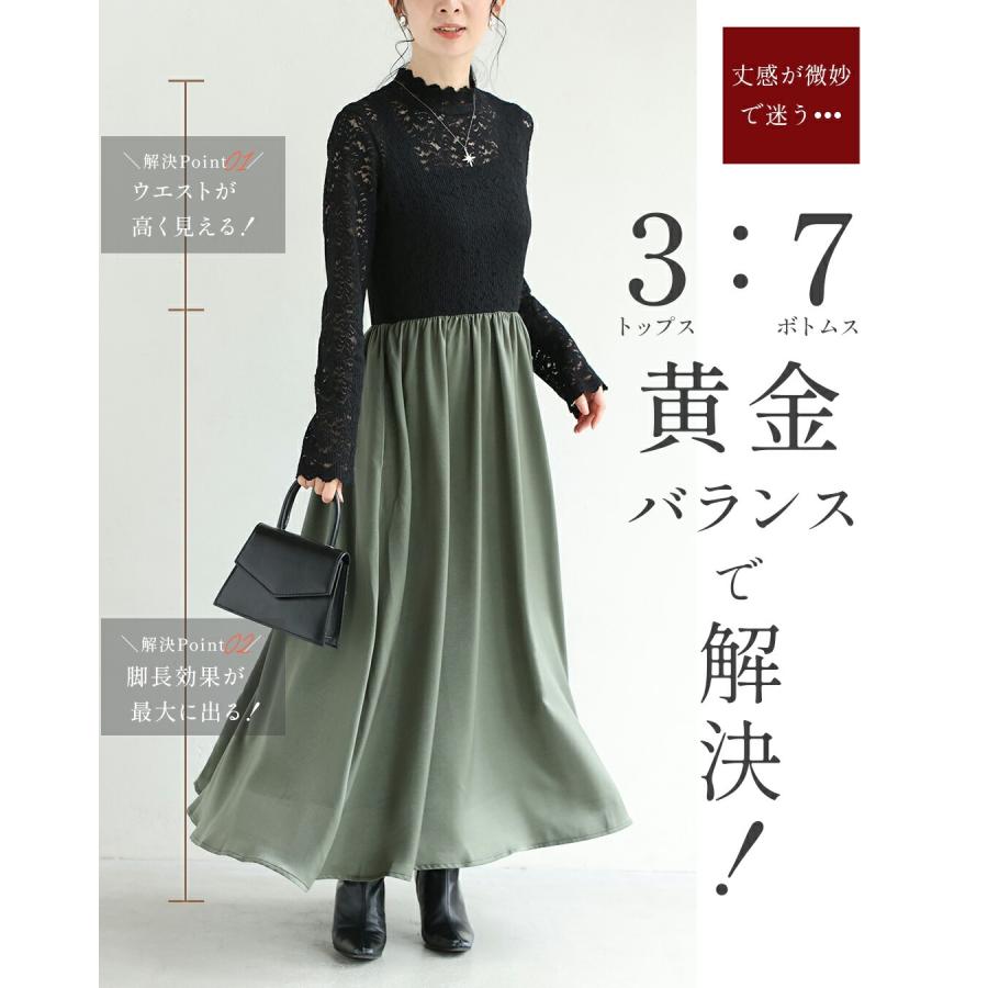 SからM/LからXL対応 重ね着で毎日が楽しくなる レースドッキング