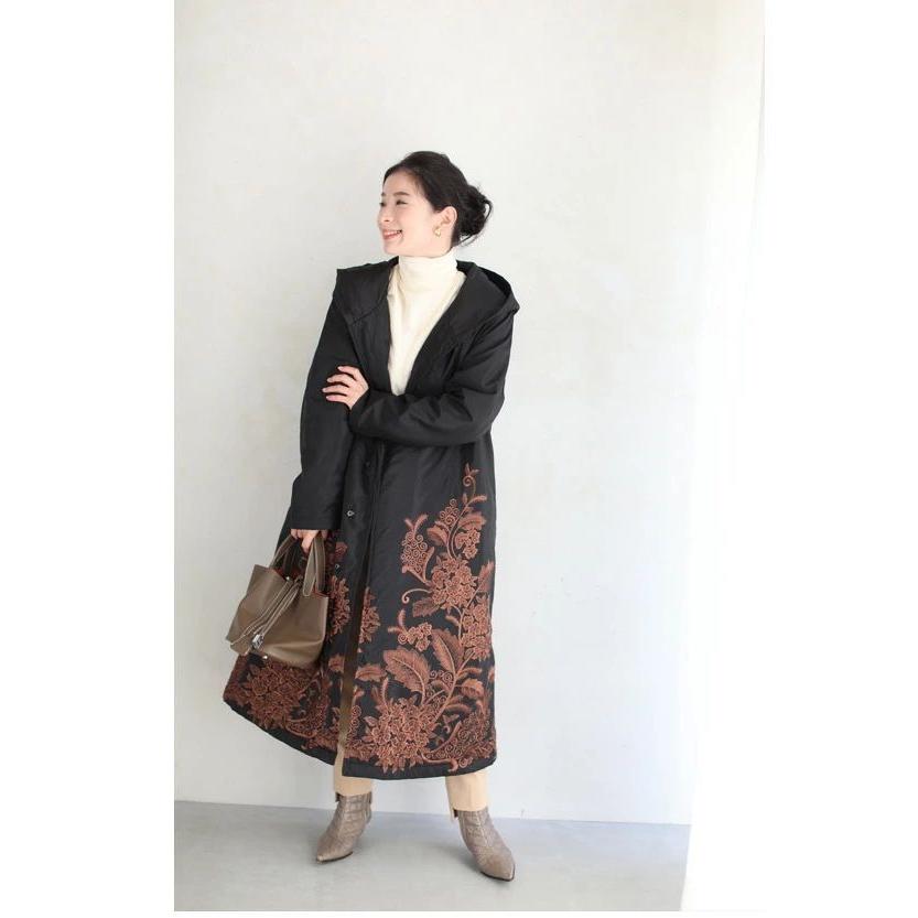 cawaii SからM対応 美しい裾刺繍のロングコート : CAWAII - 通販