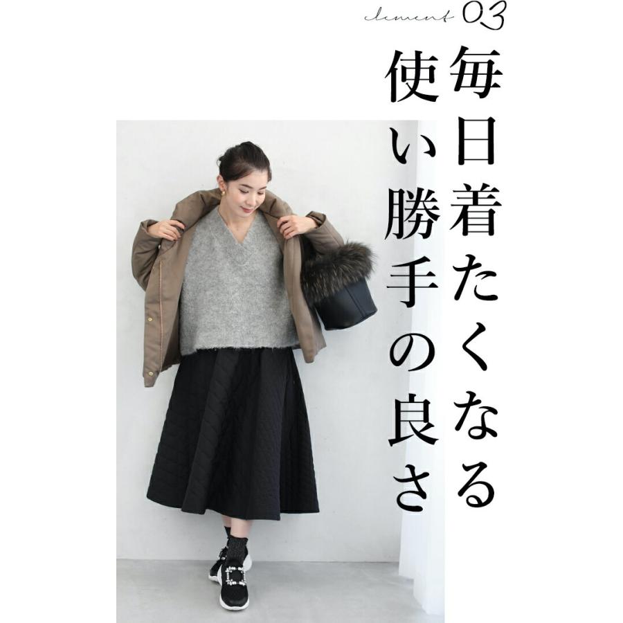 公式日本サイト フラワーキルティングスカート(M) ロングワンピース