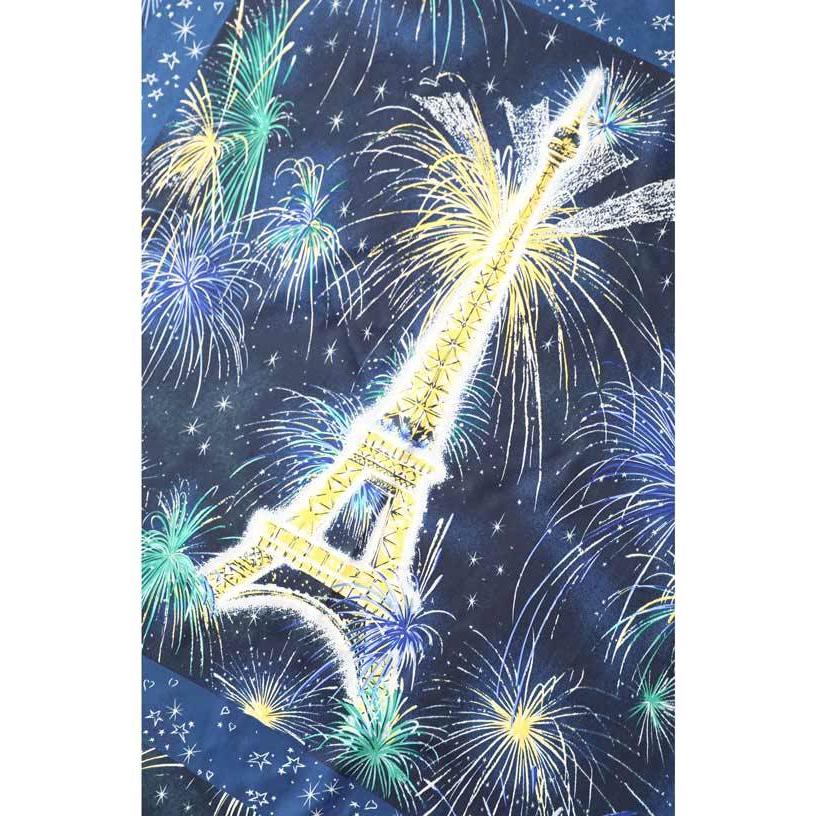 セレモニーの花火が上がるエッフェル塔スカーフ W Cawaii 通販 Yahoo ショッピング