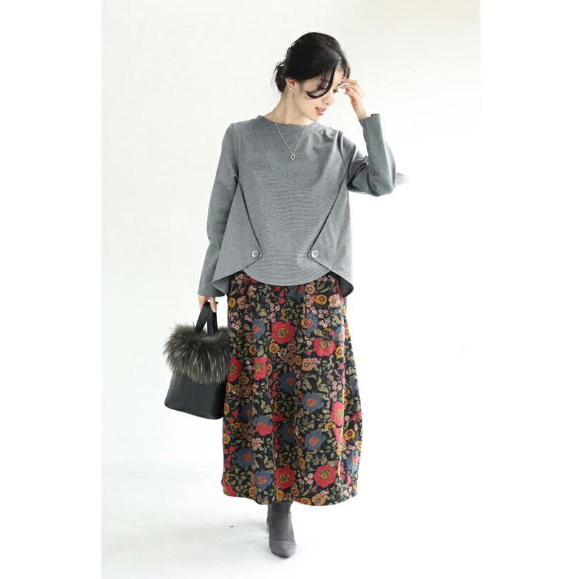 セットアップ レディース S~M w54274 迷わず着れる付け外し可能なチャーム付き。フレアトップスと伸縮パンツのセットアップ cawaii 春新作 セットアップ 秋冬 オールインワン オケージョン お呼ばれ 通勤 きれいめ 上品 ミセス 60代 40代コーデ 50代 30代 cawaii SからM対応 迷わず着れる付け外し可能なチャーム付き フレア