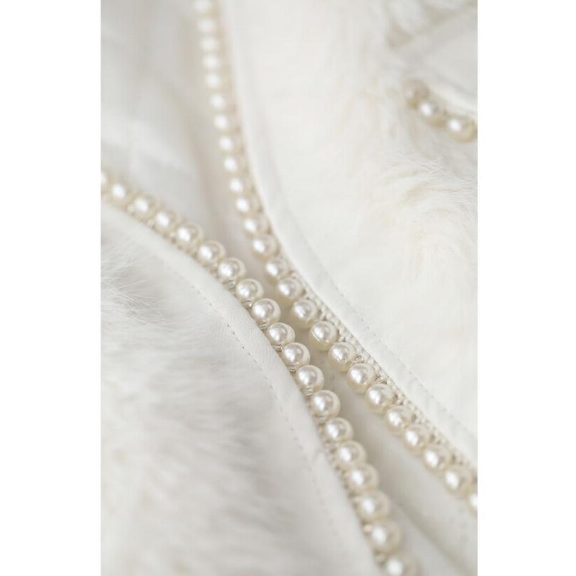 極美品✨カルガンラム　リアルファーベスト　M　白 IENA（イエナ）の「カルガンラム ファーベスト（）」 - WEAR