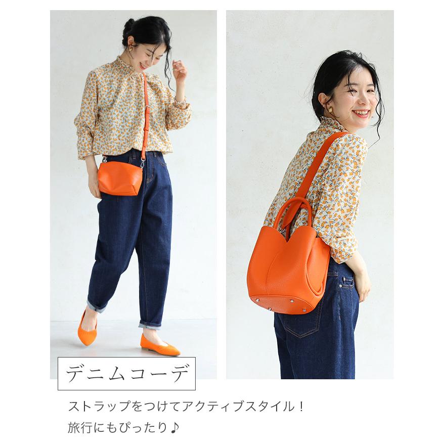 CAWAII ポーチ・ストラップ付 花咲くチューリップバッグ : CAWAII
