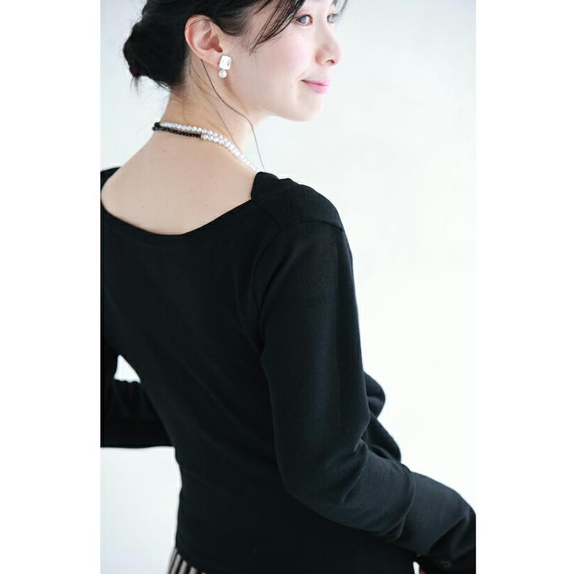 SからM対応 美ドレープカットソーと涼やかロングスカート2点セット