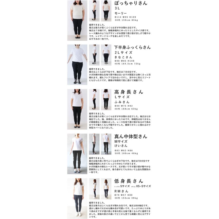 Sから3L対応 花開くサークルレースのロングカーディガン : CAWAII