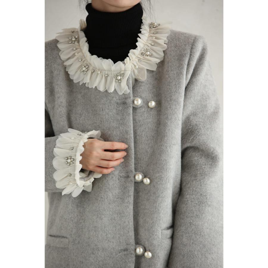 セール商品返品交換不可】SからL対応 ビジュー煌めくマーガレット