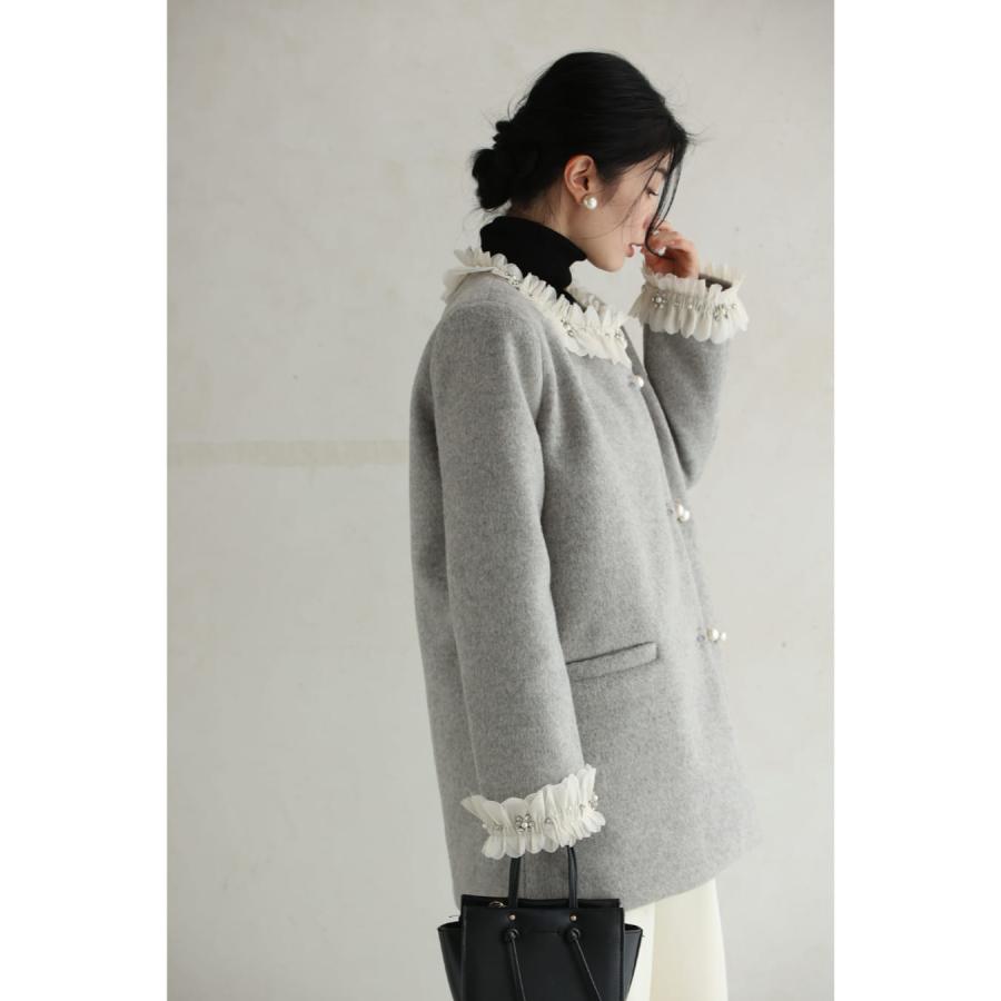 セール商品返品交換不可】SからL対応 ビジュー煌めくマーガレット