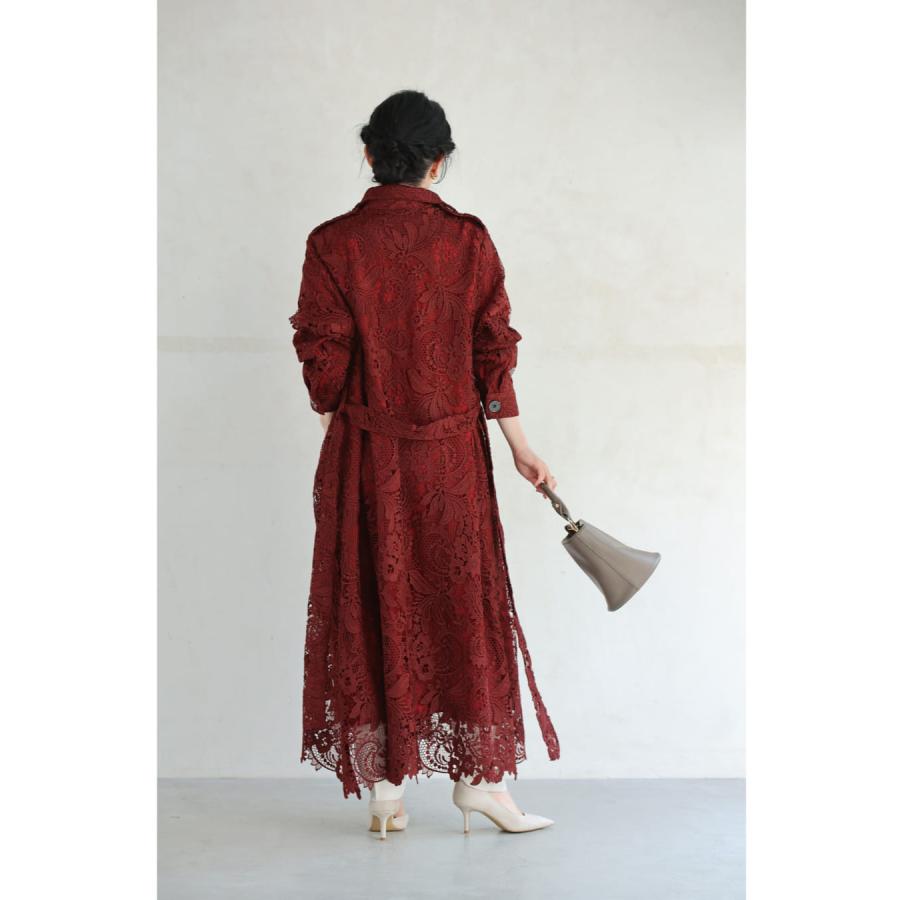 cawaii Sから3L対応 ラグジュアリーな全面レースのトレンチコート