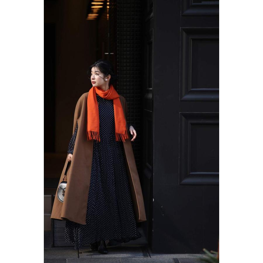 LILY BROWN×MARY QUANT】ベルト付きドットチュールドレス（ドレス