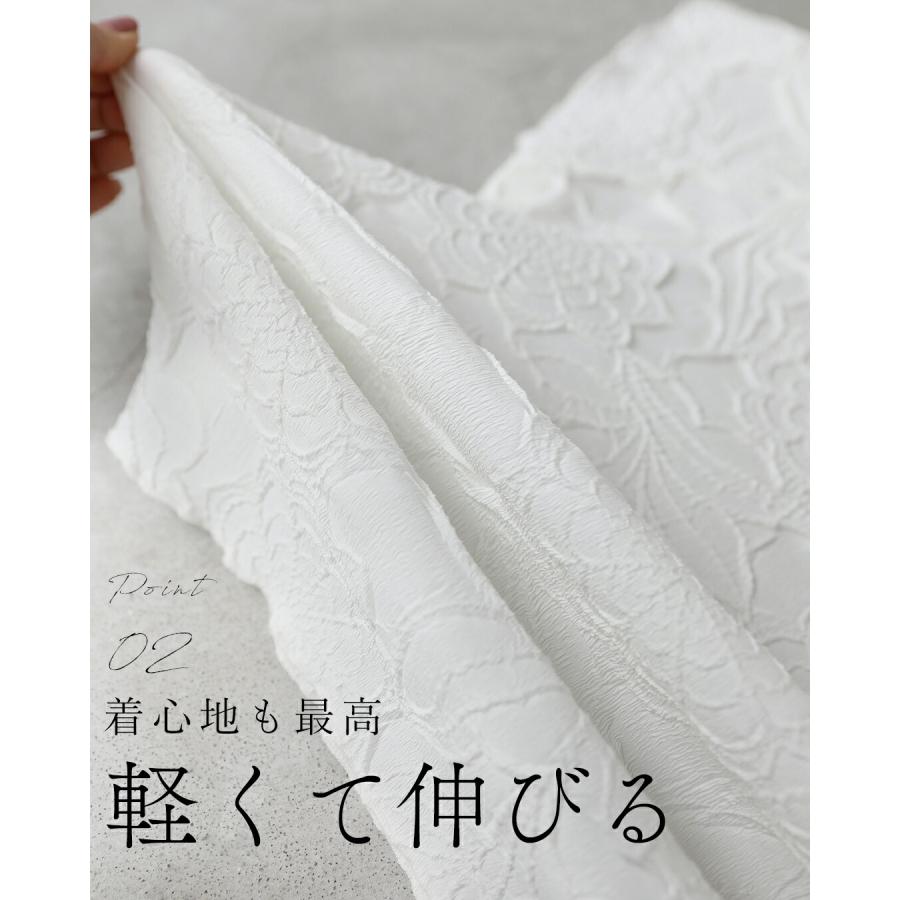 Sから3L対応 ゆったり 楽 彫刻花ドルマントップス : CAWAII - 通販