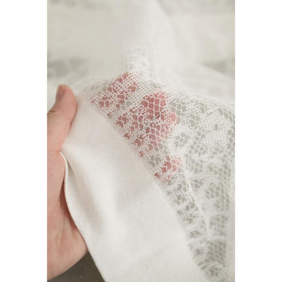 Sから2L対応 細やかレースのカーブラインガウンカーディガン : CAWAII