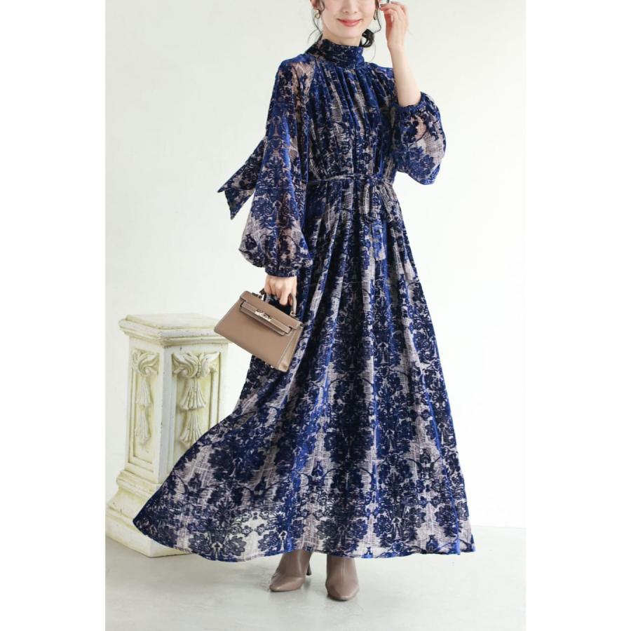 予約：1月5日〜1月20日前後の出荷予定 エレガントなフロッキー加工の柄