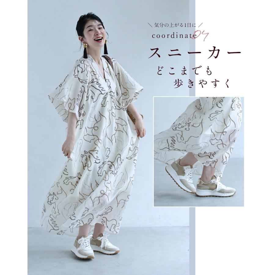 アートに描く 馬柄ワンピースの画像