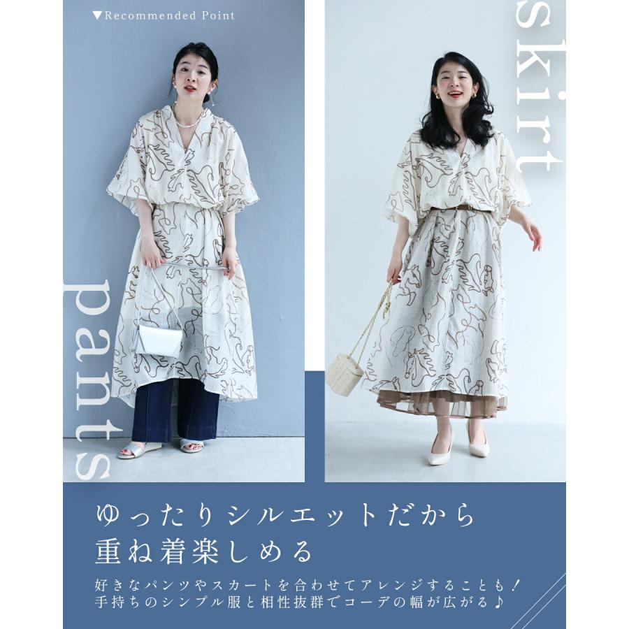 アートに描く 馬柄ワンピースの画像