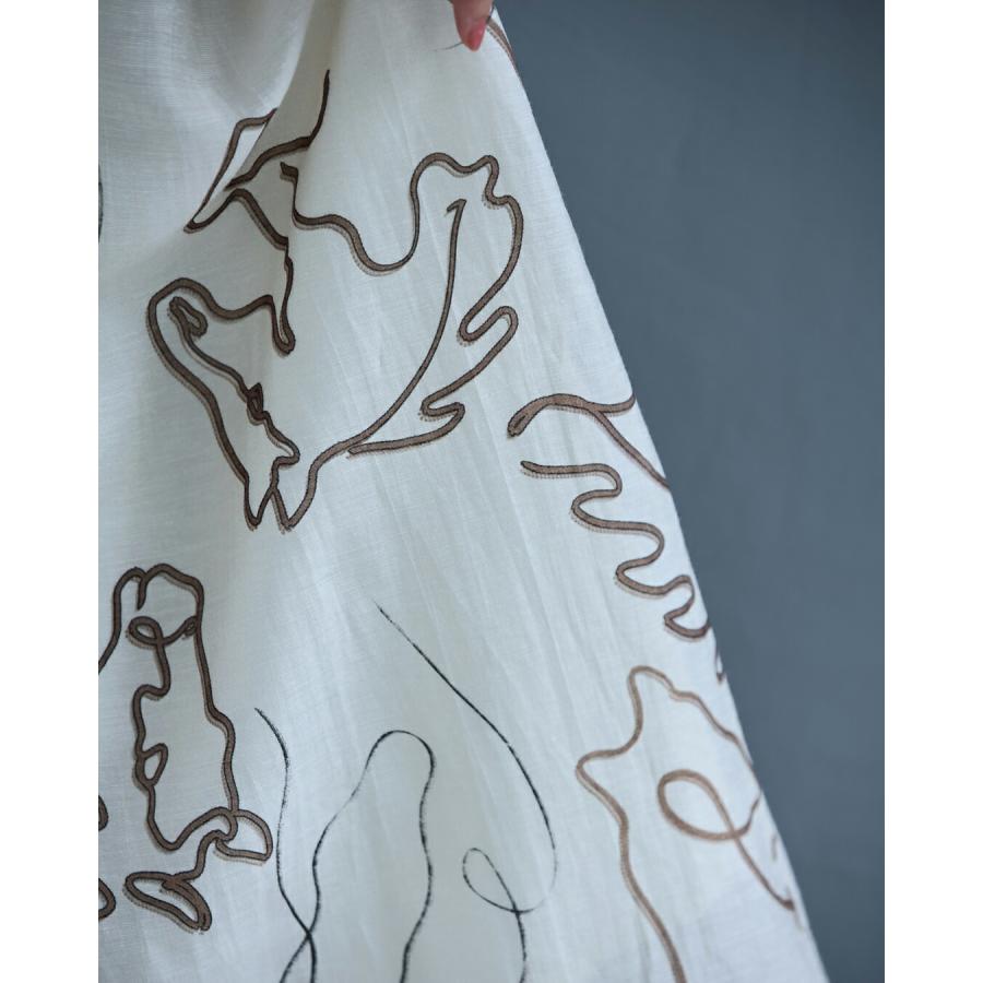 アートに描く 馬柄ワンピースの画像