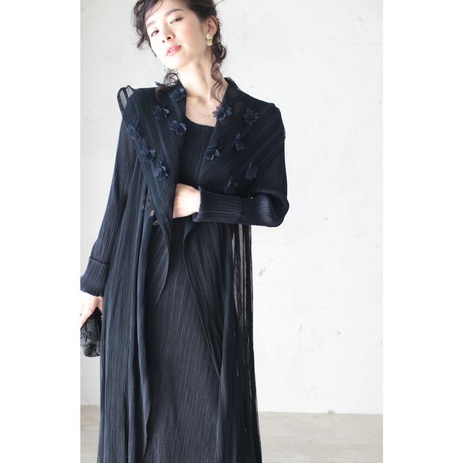 cawaii frenchpave 花咲くショールを纏うようなアコーディオンプリーツ