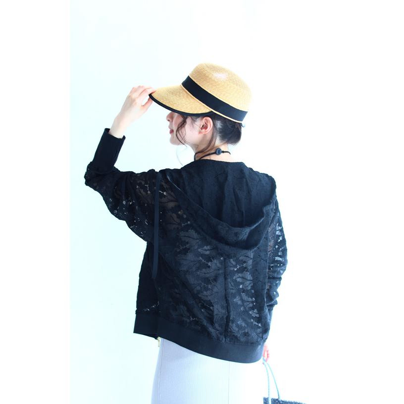 French Pave 黒 いちいち脱がなくていい エレガントレースパーカー 羽織り S M L 2l対応 Cawaii 予約販売8月30日から9月30日前後の出荷予定 W French Pave 通販 Yahoo ショッピング