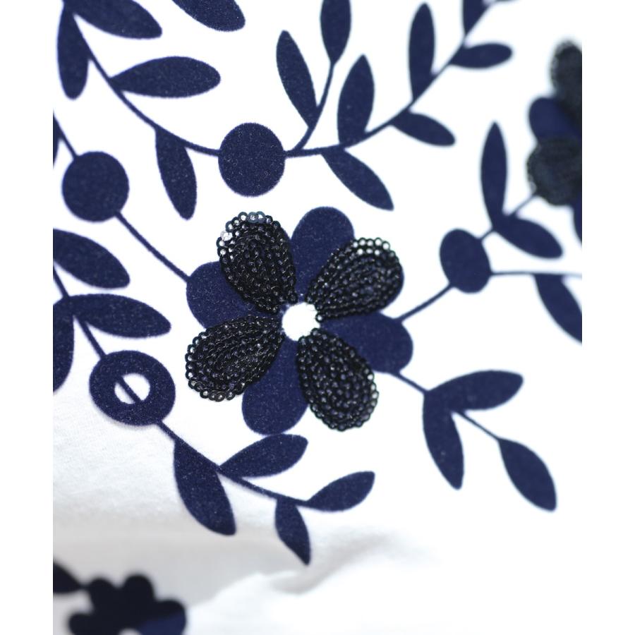 French Pave ささやかに煌めく花びら 黒花ドルマントップス Tシャツ Sl対応 Cawaii W670 French Pave 通販 Yahoo ショッピング