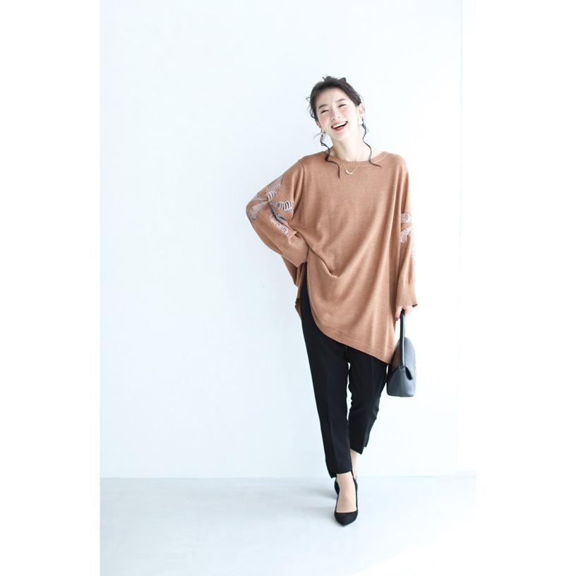 FRENCH PAVE 黒 チュニックやワンピースの下に履くための