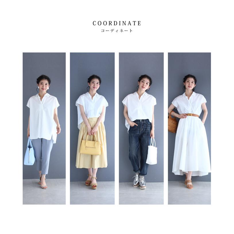 cawaii SからL対応 着回し優秀スキッパーブラウストップス : CAWAII