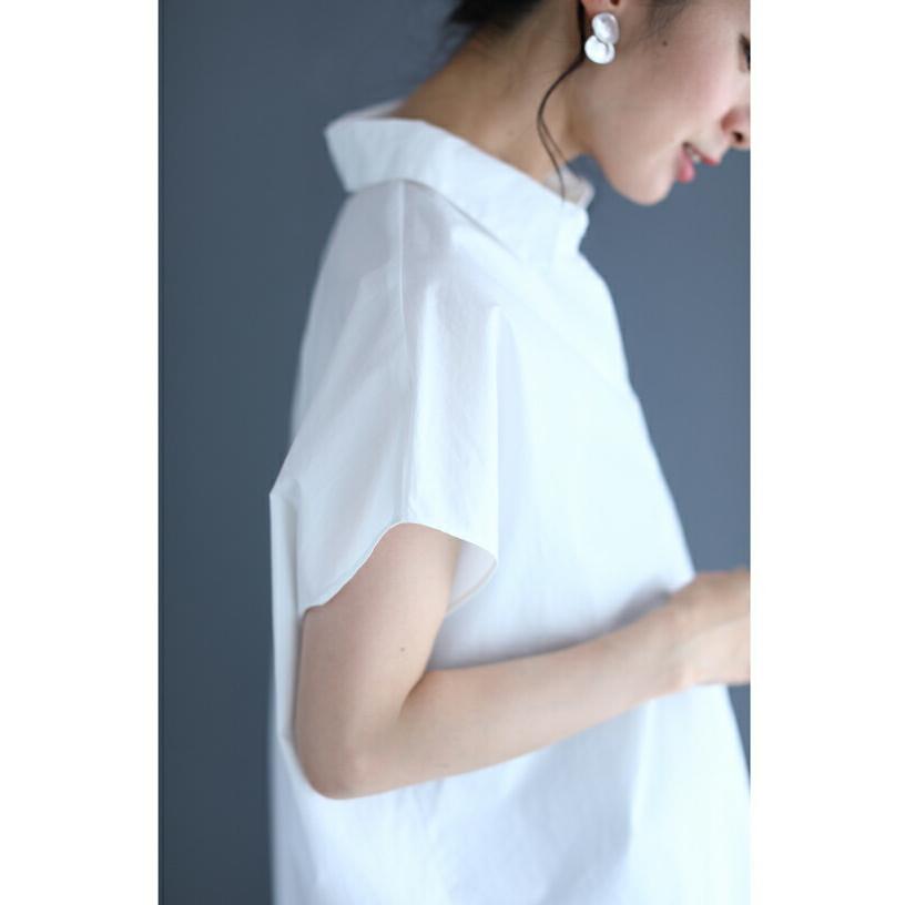 cawaii SからL対応 着回し優秀スキッパーブラウストップス : CAWAII