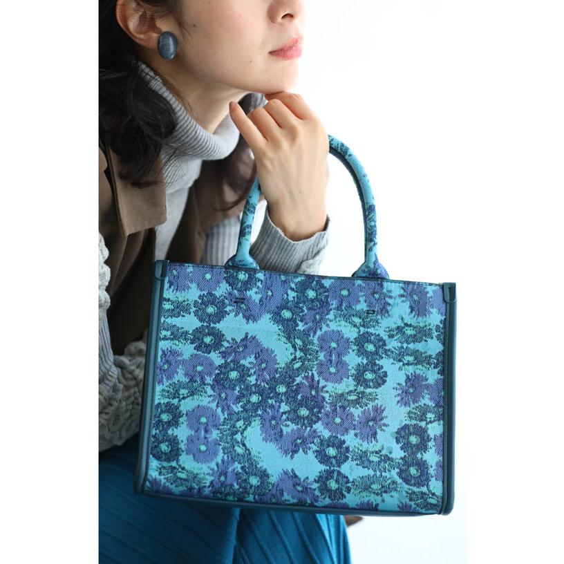 ショルダーベルト付き ハイクラスな一品 ジャガード織りトートバッグ｜french-pave｜17