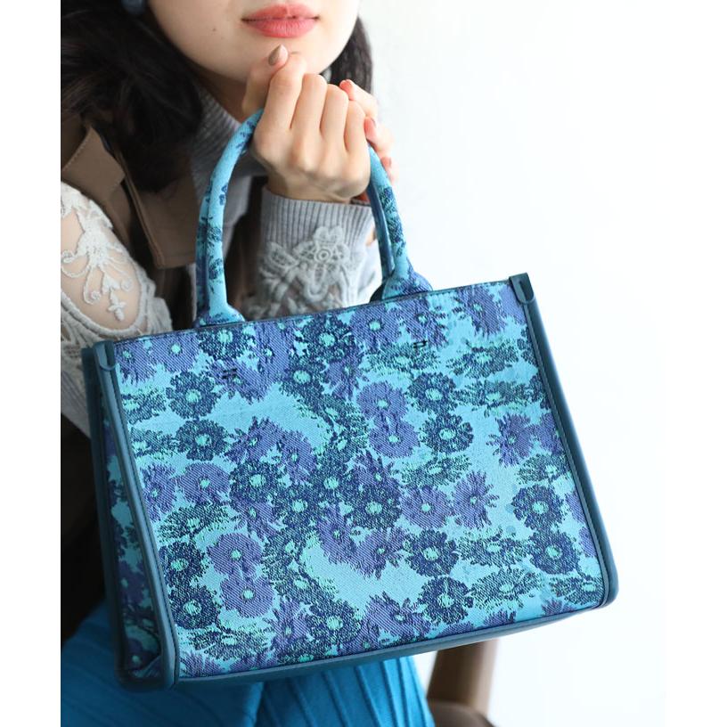 ショルダーベルト付き ハイクラスな一品 ジャガード織りトート ショルダーベルト付き ハイクラスな一品 ジャガード織りトート