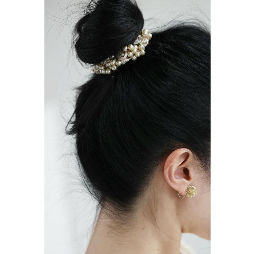 ミニローズとつぶつぶパールのヘアゴム : CAWAII - 通販 - Yahoo 