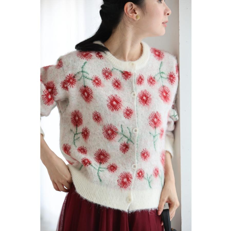 極美品✨コムデギャルソン 16AW ジャカード薔薇 花柄 カーディガン xs Sから2L対応 コスモス咲き誇る花めきカーディガン : CAWAII - 通販