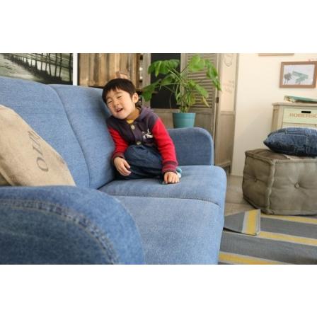 ジーンズソファ 2人掛2シーター デニムW140×82×H82（SH40) 特殊大型