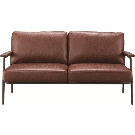 Pipe SOFA 骨太パイプフレーム パイプソファ W1510デニム レザー 2