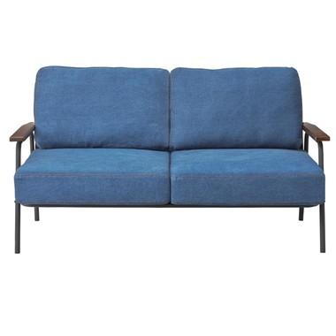 Pipe SOFA 骨太パイプフレーム パイプソファ W1510デニム レザー 2