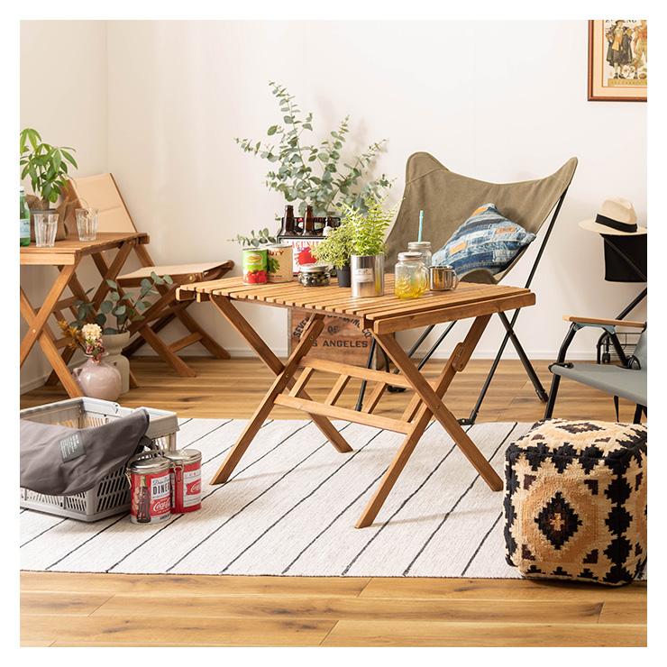 ロールトップハイテーブル S NX-533 木製 折りたたみテーブル