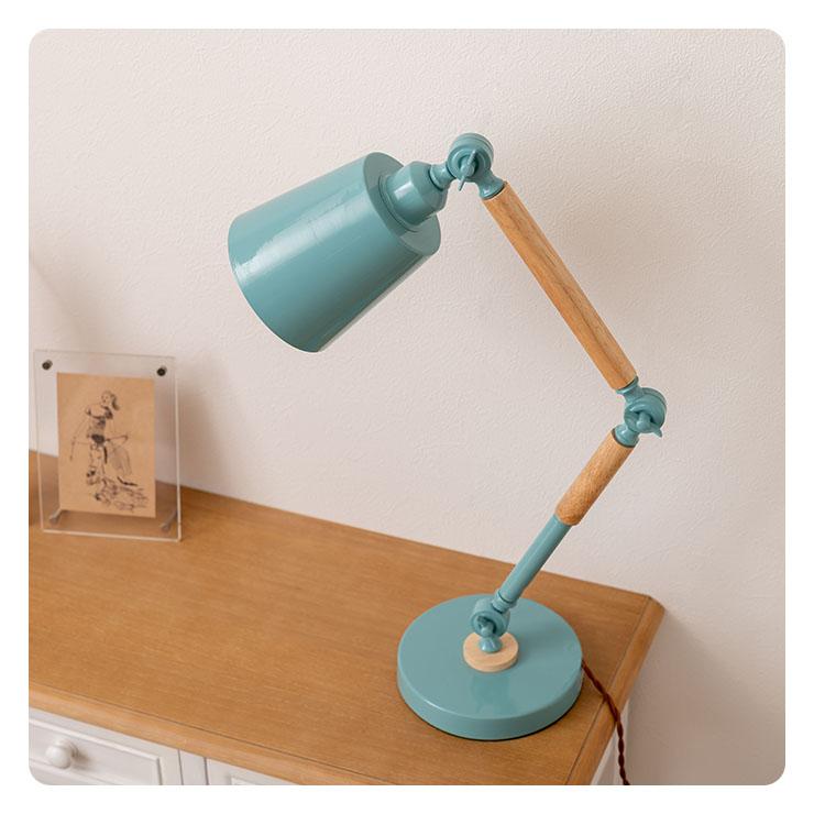 デスクライト】 ライト 卓上 寝室 スチール 天然木 北欧 ナチュラル